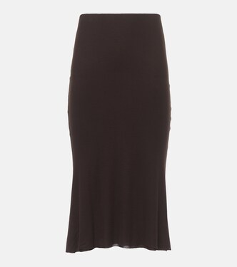 Leema jersey midi skirt | Khaite