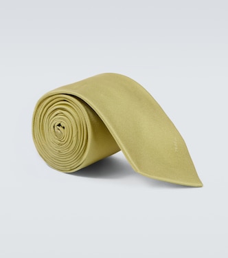 Silk faille tie | Prada