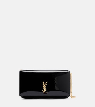 Cassandre patent leather phone pouch | Saint Laurent