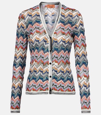 Cardigan Zig Zag en lamé | Missoni