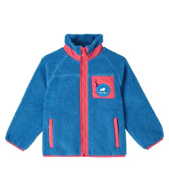 Patch-appliqué fleece jacket | Stella McCartney Kids