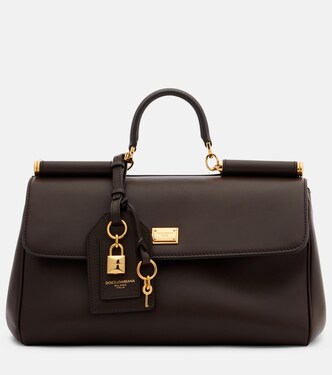 My Sicily Medium leather tote bag | Dolce&Gabbana