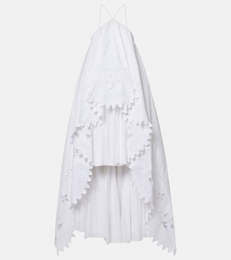 Provençale tiered cotton poplin gown | Jacquemus