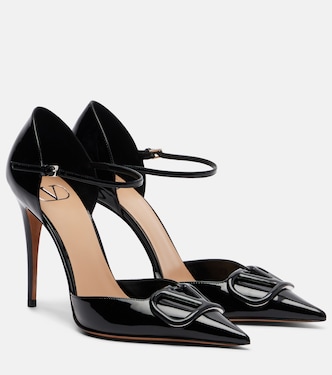 D'Orsay 100 patent leather pumps | Valentino Garavani