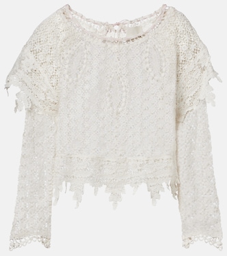 Hyliana cotton lace top | Isabel Marant