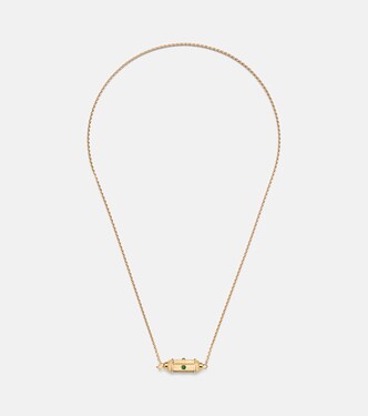 Collier Coco Micro en or 18 ct et émeraudes | Marie Lichtenberg