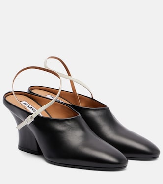Leather mules | Jil Sander