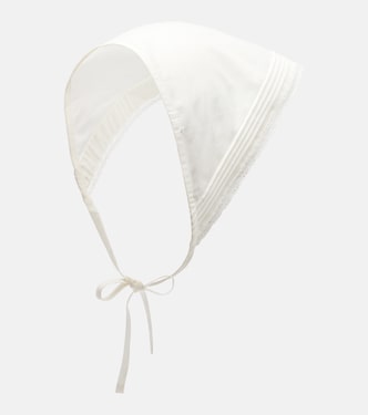 Foulard Emilia in cotone con pizzo | Faithfull