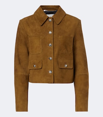 Cropped Jacke Astley aus Veloursleder | Altuzarra
