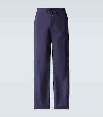 Paula's Ibiza cotton-blend wide-leg pants | Loewe
