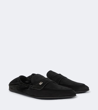 Mocasines de ante con DG | Dolce&Gabbana