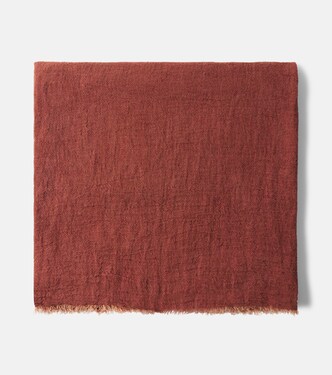 Linen crêpe throw | Maison de Vacances