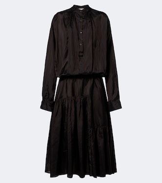 Striped midi dress | Dries Van Noten