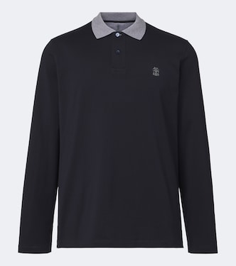 Polo en coton à logo | Brunello Cucinelli