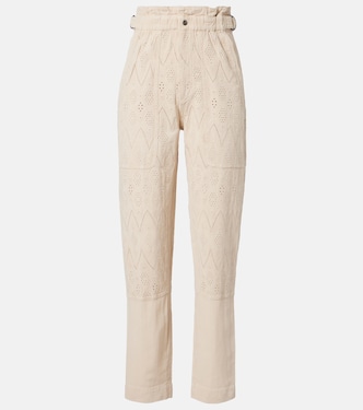 Kylea broderie anglaise straight jeans | Marant Etoile