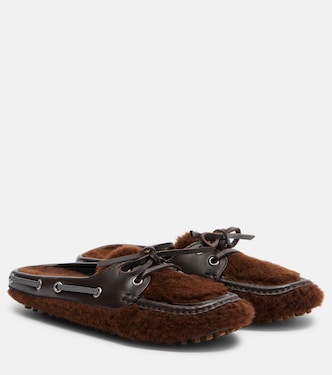 Monili shearling mules | Brunello Cucinelli