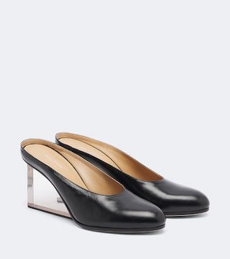Mules con cuña de piel | Maison Margiela
