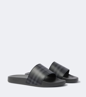 Burberry Check slides | Burberry
