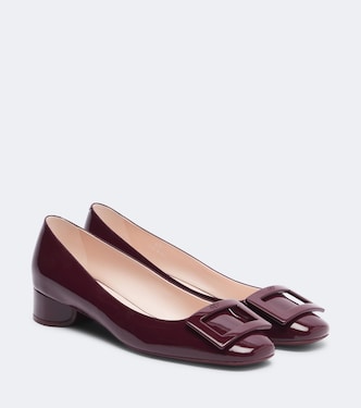 Roundy Lacquered patent leather ballet flats | Roger Vivier