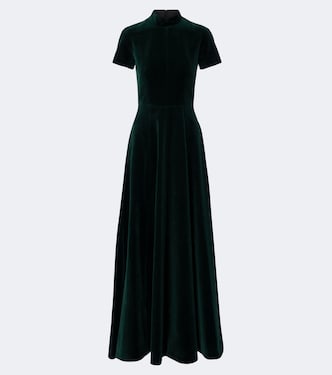 Vestido de fiesta Malinda de terciopelo de algodón | Emilia Wickstead