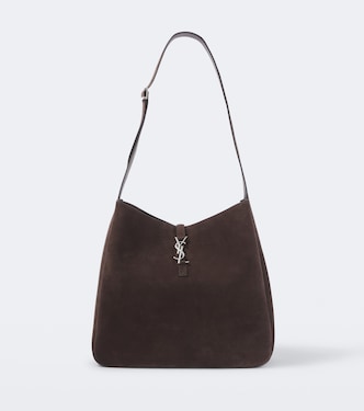 Schultertasche Le 5 à 7 Maxi aus Veloursleder | Saint Laurent