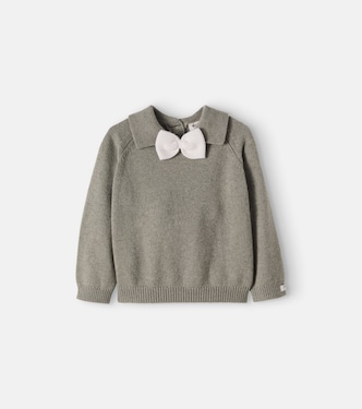 Baby Thabo cotton and wool-blend polo sweater | Donsje
