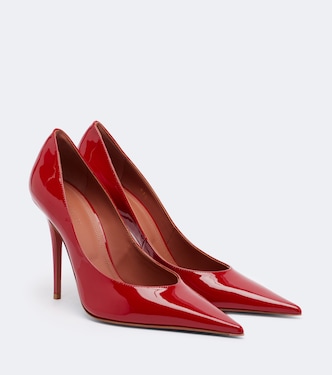 Anok patent leather pumps | Amina Muaddi