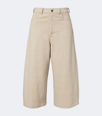 Cotton and linen culottes | Brunello Cucinelli