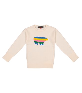Bear intarsia wool sweater | Perfect Moment Kids