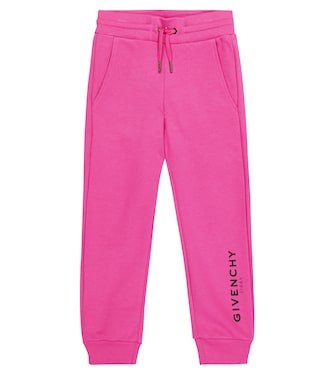 Pantalon de survêtement en coton mélangé à logo | Givenchy Kids