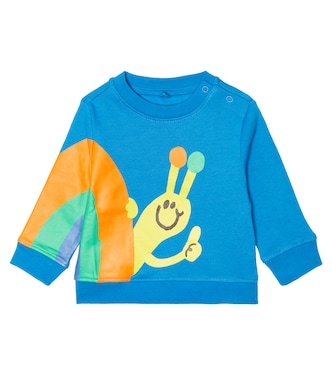 Baby printed cotton sweatshirt | Stella McCartney Kids