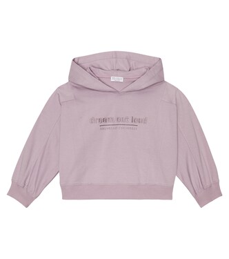 Hoodie aus Baumwolle | Brunello Cucinelli Kids