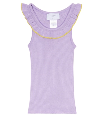 Ribbed-knit cotton top | Paade Mode