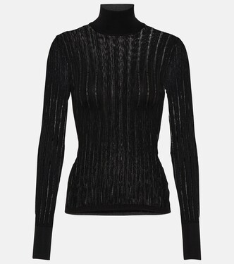 Crinoline turtleneck sweater | Alaïa