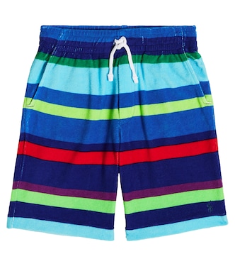 Striped cotton-blend shorts | Polo Ralph Lauren Kids