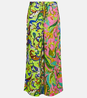 Pantalon ample Yvette à taille haute en lin | Alémais