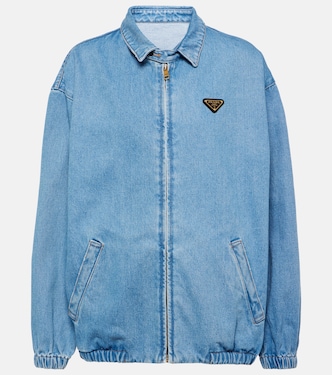 Logo denim jacket | Prada