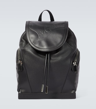 Explorafunk logo leather backpack | Christian Louboutin