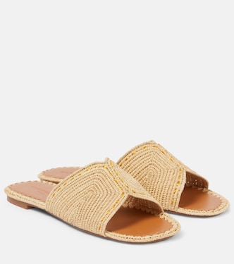Ineni raffia slides | Clergerie