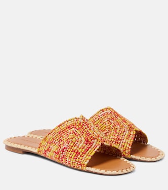 Ineni raffia slides | Clergerie