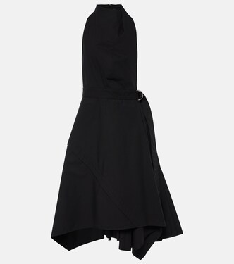 Robe portefeuille Yoko en coton mélangé | Proenza Schouler
