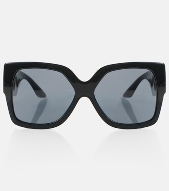 Greca embellished oversized sunglasses | Versace