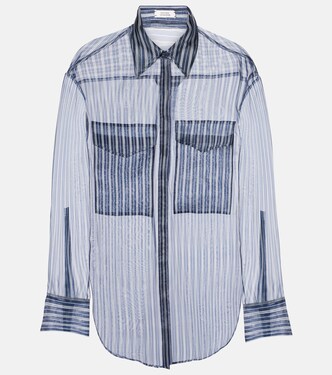 Striped silk organza blouse | Dorothee Schumacher