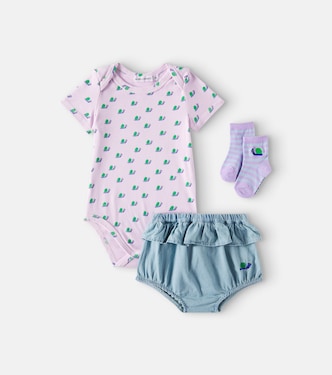 Baby bodysuit, bloomers and socks set | Bobo Choses
