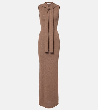 Rory hooded cotton-blend maxi dress | Aya Muse
