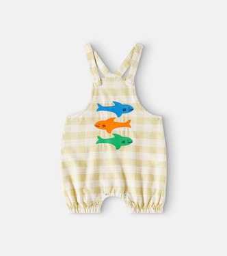 Bébé – Salopette en coton à carreaux | Fábula