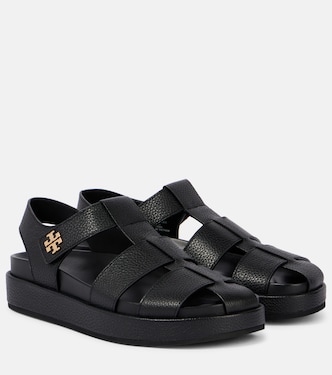 Double T leather fisherman sandals | Tory Burch