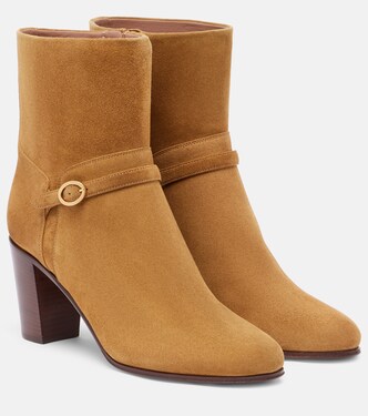 Pattie 75 suede ankle boots | Valentino Garavani