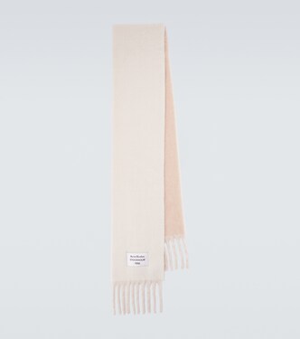 Fringed alpaca and wool-blend scarf | Acne Studios