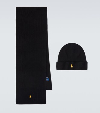 Wool beanie and scarf set | Polo Ralph Lauren